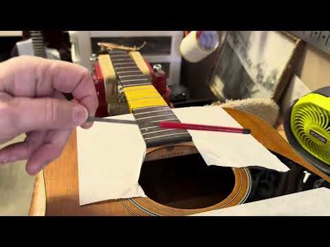 ENDS Of My Guitar FRETS Are SHARP ** How To Use A Fret File & Erasers ** Do It Yourself Repair!