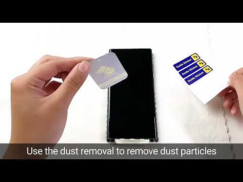 Samsung Galaxy S22 Ultra Dry-MilitaryShield Screen Protector Installation Video by ArmorSuit