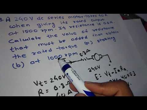 DC Motor- Problems and solutions