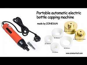 How to use the Manual Electric Bottle Capping Machine
