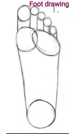 "How to Draw a Human Foot Step by Step | Pencil Sketch Tutorial #pencildraw #shorts #shortsfeed #art