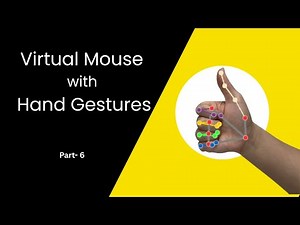 Implementing Mouse Click with Hand Gestures | Cursor Control Project in Python (Part 6)