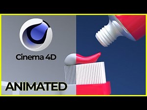 Toothpaste animation in Cinema 4D