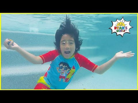 Ryan's Sink or Float Science Experiments Easy DIY for kids!!