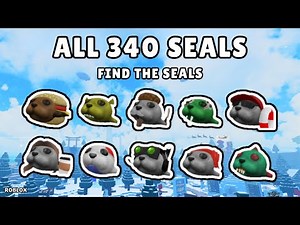 How To Find All 340 Seals in Find the Seals 🦭 Roblox