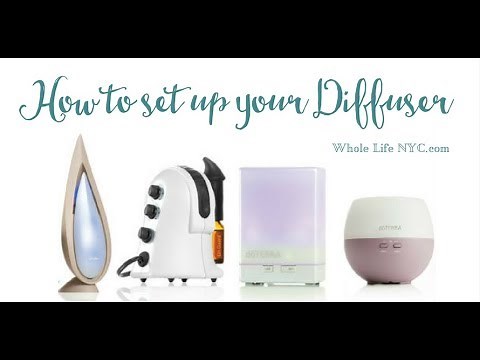 How to set up your diffuser | doterra diffuser | how to use essential oil diffusers