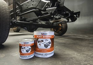 Dupli-Color® Rust Barrier has technology that seals corrosion and adds an abrasive, flexible, rubberized finish to your vehicle’s bare metal or rusted surfaces. And it’s Isocyanate free. http://ow.ly/PlcY30e5CjR | Dupli-Color