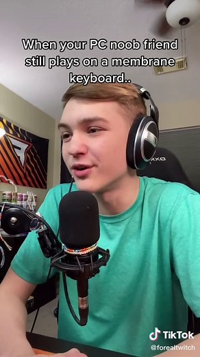 This man rocking the membrane cyberpower keyboard 😤💀 (this is a joke) #pcnoob #keyboard #gaminglife