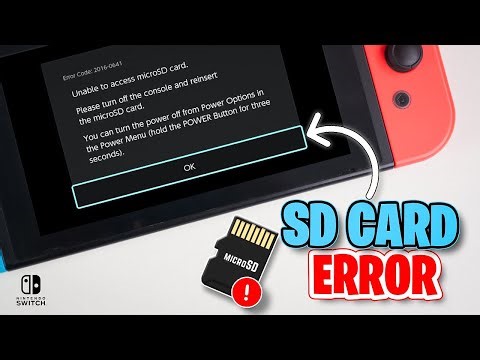 How to Fix Unable to Access MicroSD Card on Nintendo Switch | SD Card Not Working Solution