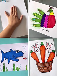 7.2M views · 34K reactions | Easy DIY Palm Art Drawing Hacks for Beginners :) | Simple Crafts | Facebook
