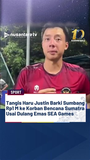 Petenis Nasional Indonesia. Justin Barki baru saja mendulang medali emas di SEA Games 2025 Thailand. Ia menjadi penentu medali emas di nomor beregu putra bersama seniornya, Christopher Rungkat. Dengan keberhasilannya tersebut, Justin mendapatkan bonus Rp1 miliar dari pemerintah. Meski demikian, Justin memutuskan untuk menyumbang seluruh bonus yang ia dapat kepada korban bencana di Sumatra Utara.