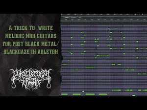 A simple trick to write melodic MIDI metal guitars | Ableton Tutorial