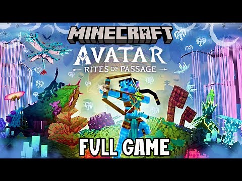 Minecraft x Avatar: Rites of Passage DLC - Full Gameplay Playthrough (Full Game)