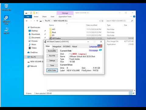 How to configure AIO Boot to allow installation of Windows 10 through network