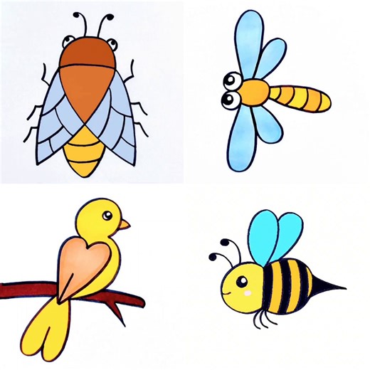 6.5K views · 99 reactions | Adorable Animal Drawing Tutorial for Little Girls! Easy Step-by-Step Guide for Kids ✨ | Simple Drawings | Facebook