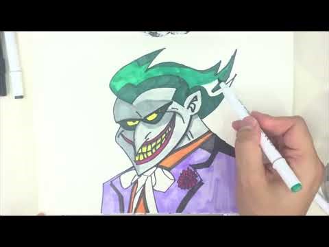 How to Draw the Classic Joker | Step-by-Step Hand Drawing Tutorial for DC Fans