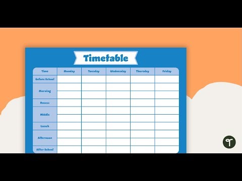 TimeTable Scheduler Demo