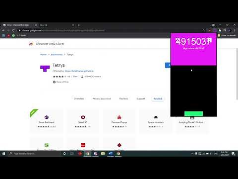 Tetrys Chrome Extension Hack || 80 Billion Points