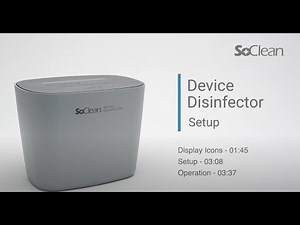 SoClean Disinfector Setup