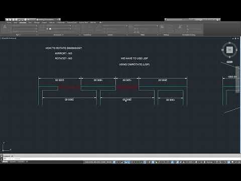 AutoCAD Tutorial: How to Rotate Dimension | Easy Step-by-Step Guide for Beginners
