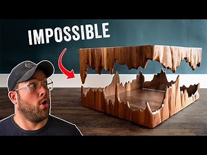 IMPOSSIBLE Floating "Cave" Table Build