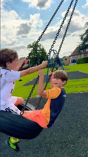 Going Fast on the Swing 🛝💨 | Fun Kids Playground Adventure