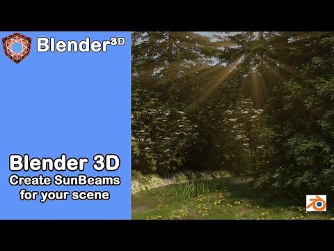 How to Create Sun Beams in Blender 3D