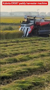 Kubota ER587 paddy harvester machine 🚜 #shorts #kubota #agrifuture