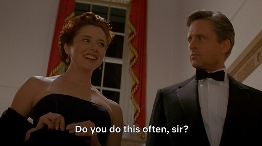 3.4M views · 21K reactions | A star-studded cast (Michael Douglas, Annette Bening, Martin Sheen, Michael J. Fox), a sharp Aaron Sorkin script, and ace direction from Rob Reiner makes The American President a truly perfect viewing experience | Netflix | Facebook