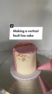 Creating a Vertical Fault Line Cake | Piping Video Tutorial