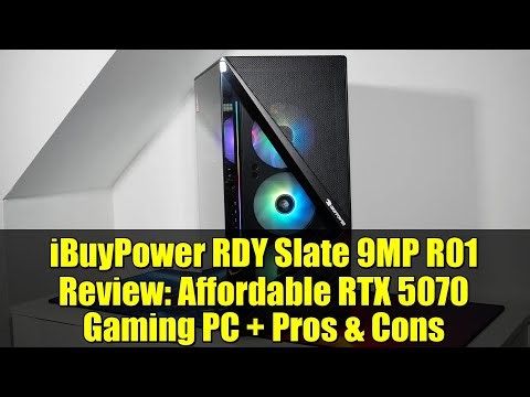 iBuyPower RDY Slate 9MP R01 Review: Affordable RTX 5070 Gaming PC + Pros & Cons
