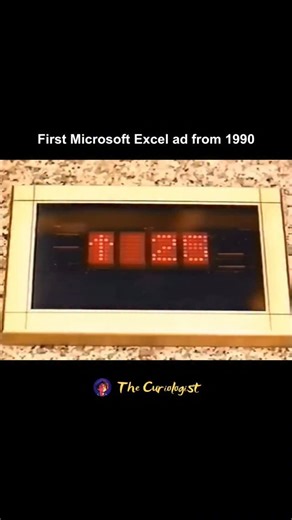 The Curiologist on Instagram: "The First Microsoft Excel Ad The first Microsoft Excel advertisement from 1990 marked a turning point in how people viewed computers — not just as technical tools, but as something anyone could use to make life easier. The ad focused on Excel 2.2 for Windows, showing how users could perform complex financial calculations, create colorful charts, and manage data visually instead of relying on long command lines. The tone was friendly and futuristic, appealing to bot
