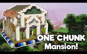 【Pixlriffs│建筑】One Chunk Mansion 一区块建筑：别墅