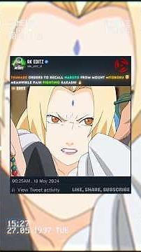 TSUNADE ORDERS TO SUMMON NARUTO 🤯🥶
