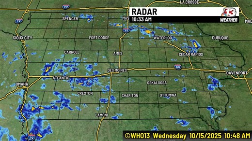 Radar update: | WHO 13 Weather