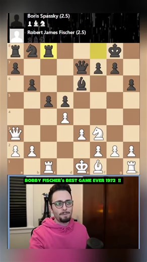 Bobby Fischer's Best Game Ever: 1972 Showdown