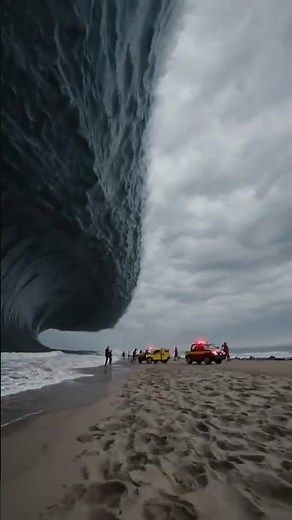 Tsunami Wave - Terrifying Power 🌊 | Real Footage of Nature’s Fury