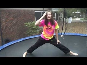 cheer tumbling and splits tutorial PART-1!!