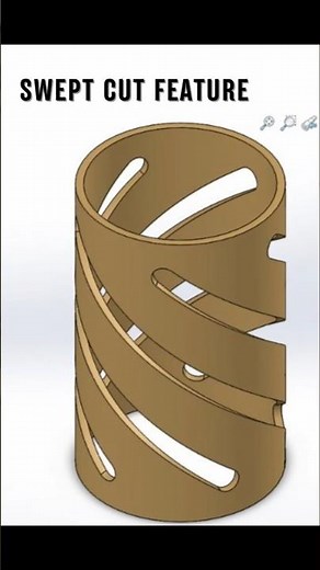 Swept Cut with Solid Profile in SolidWorks – Easy & Fast!