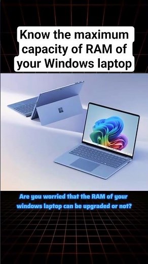 Know the maximum capacity of RAM of your Windows 11 laptop #windows11