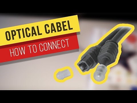 How to connect optical cable to Samsung TV / Soundbar