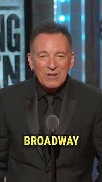 On June 10, 2018 Bruce Springsteen received a Tony Award from Billy Joel for Springsteen on Broadway
