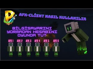 Minecraft | AFK Client Tanıtımı | FPS DÜŞÜRMEDEN AFK BIRAKMA TAKTİĞİ Bölüm 3