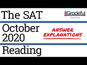 SAT October 2020 QAS Reading (Section 1) Answer Explanations/Walkthrough – SAT Prep