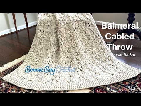 Balmoral Cabled Throw