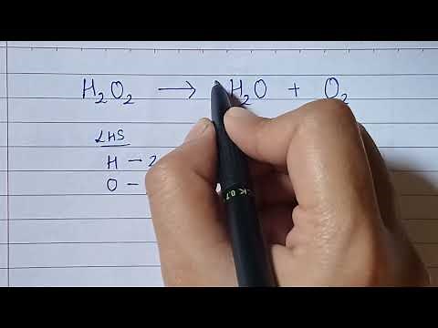 How to balance: H2O2 = H2O + O2