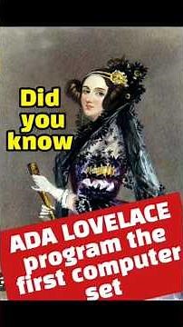 “Do You Know How Ada Lovelace Programmed the First Computer? 👩‍💻✨ The Mother of Coding!”