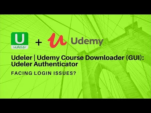 Udeler | Udemy Course Downloader (GUI): Udeler Authenticator