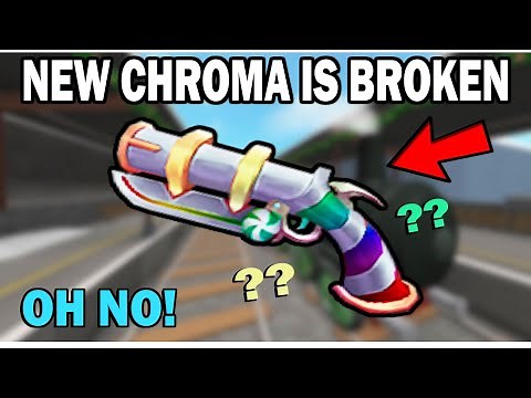 THE NEW CHROMA SWIRLY GUN IS BROKEN... (MM2)
