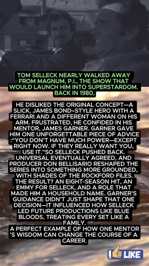 “How Tom Selleck Nearly Lost Magnum, P.I.—Until James Garner Changed Everything”